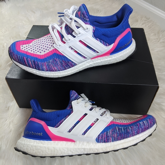 ultra boost pink and blue